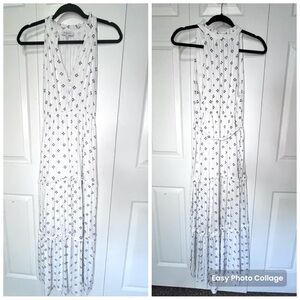 Sleeveless boho style prairie dress